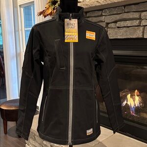 Ariat Rebar Stretch Canvas Softshell,stain/water repel,abrasion resist jacket